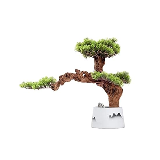 Fake Plants Artificial Bonsai Tree 21.6in Large Luohan 