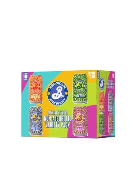 Brooklyn (Pack of 12) Special Effects Non Alcoholic Variety Pack 12oz Cans NA Beer 220241420