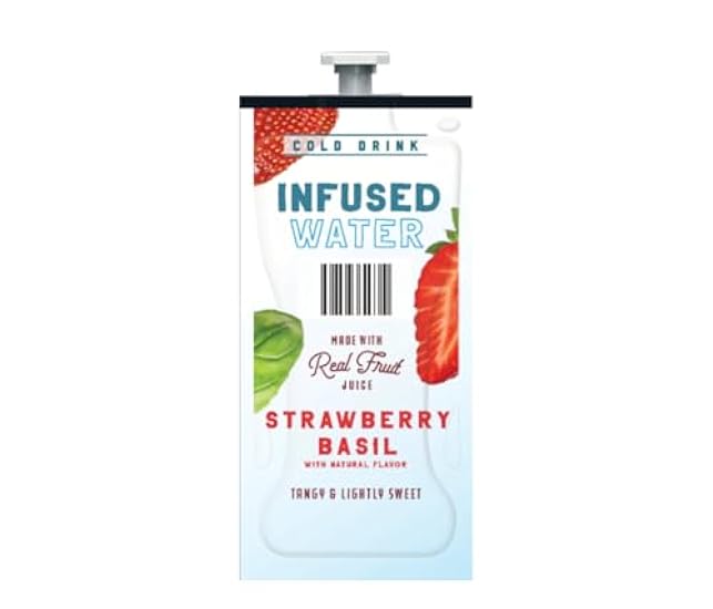 Water, Strawberry Basil, Freshpack, 100/CT, Multi 97516