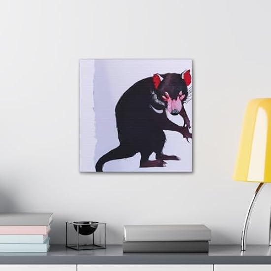 Tasmanian Devil Abstraction - Canvas 20″ x 20″ / Premium Gallery Wraps (1.25″) 462569928