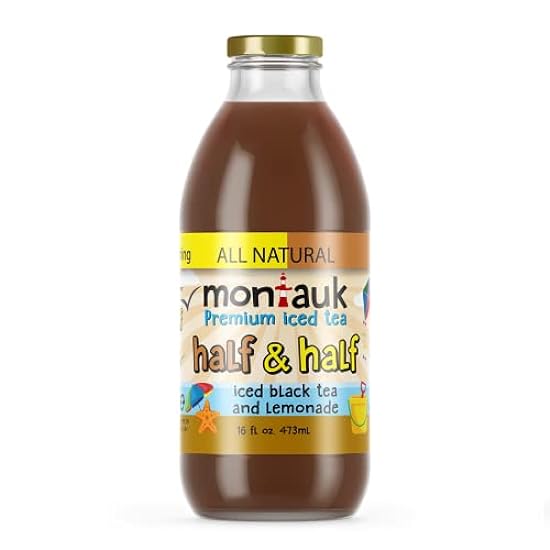 Montauk Beverageworks Premium All-Natural Iced Tea, 16 