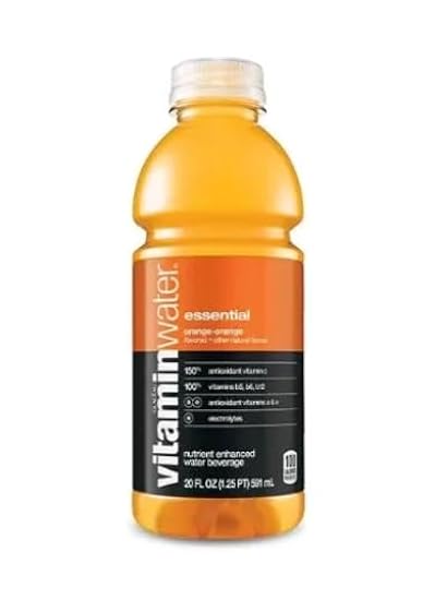 Vitaminwater Essential Orange, 20 oz bottle (24-pack) 1