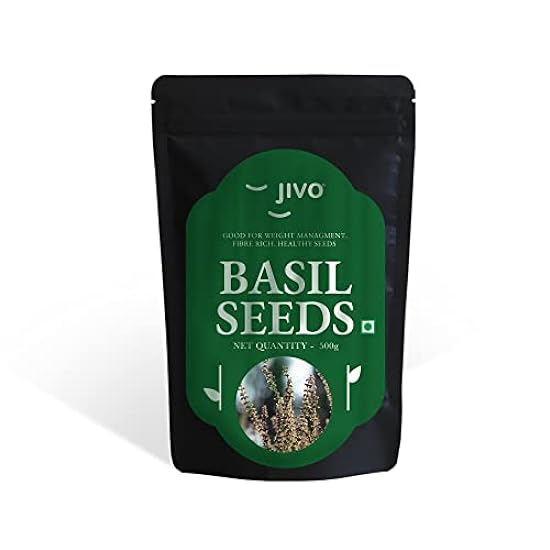 JIVO Raw Basil seeds For Weight Loss - 500 Gm 104649140