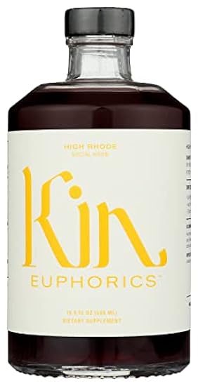 Kin Euphorics Elixir High Rhode Energy Drink, Non Alcoholic, Gently Caffeinated, 16.9 Fluid Ounce (Pack of 6) 766682063