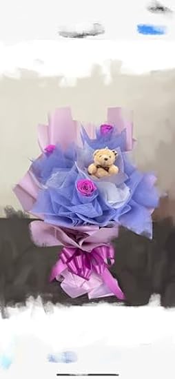 3 forever roses with teddy bear 911251610