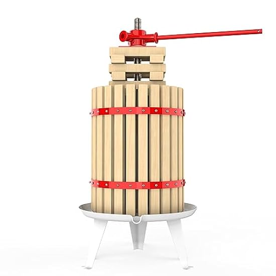 4.75 Gallon Fruit Wine Press - 100% Nature Apple&Grape&