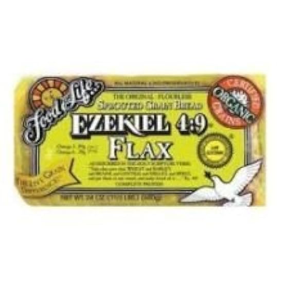 Food For Life Ezekiel 4 9 Flax Sprouted Whole Grain Bread, 24 Ounce -- 6 per case. by Food For Life Baking 780816394