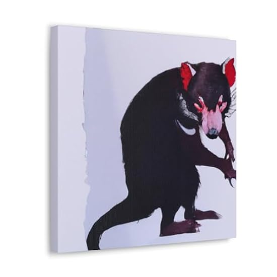 Tasmanian Devil Abstraction - Canvas 20″ x 20″ / Premium Gallery Wraps (1.25″) 462569928
