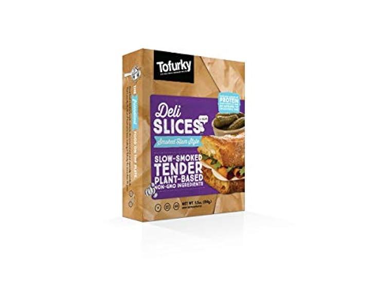 Tofurky Vegan Smoked Ham Style Deli Slices, 5.5 Ounce (Pack of 6) 951878926