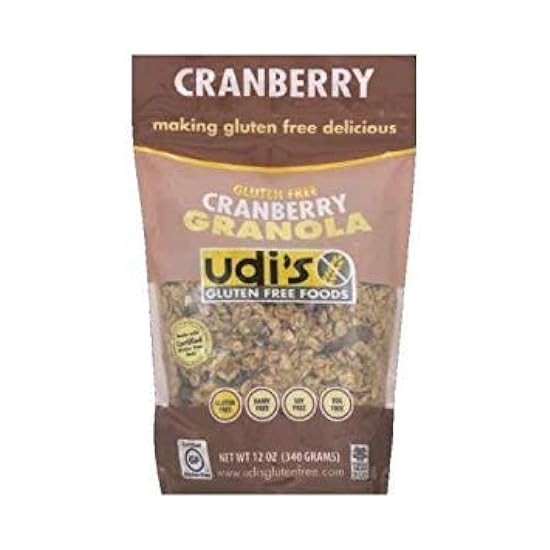 Udi`S Cranberry Granola Gf 12 Oz (Pack of 6) 468757614