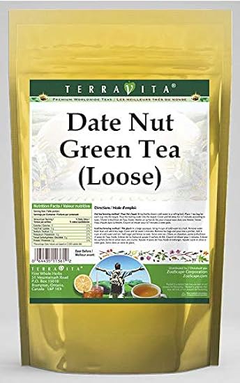 Date Nut Green Tea (Loose) (8 oz, ZIN: 545047) - 3 Pack