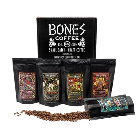 Bones Coffee Company NEW World Tour Sample Pack | Whole