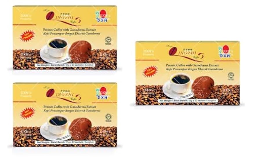Greenpeacelove DXN Lingzhi Coffee 2 in 1 20 Sachets (3)