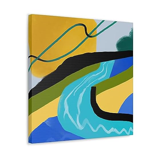 Lake reflections in Blue - Canvas 16″ x 16″ / Premium Gallery Wraps (1.25″) 470915005