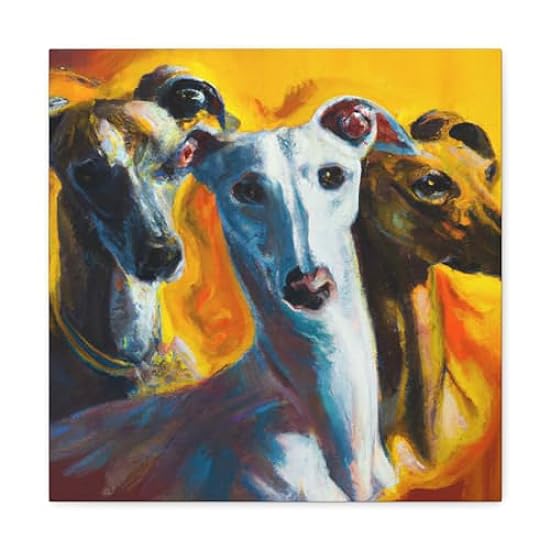 Noble Greyhound Majestic - Canvas 16″ x 16″ / Premium G