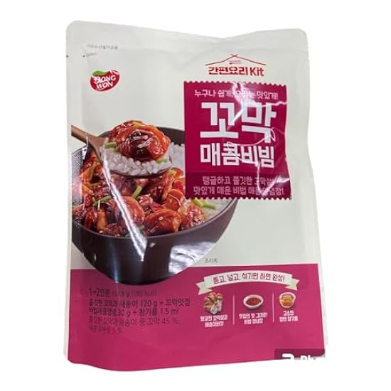 Dongwoon Cockle Dish Kit Spicy Flavor. Korean Cuisine. 