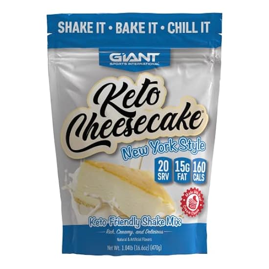 Giant Sports Keto Cheesecake Shake Mix - Delicious Low 