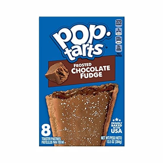 Pop-Tarts Toaster Pastries, Frosted Chocolate Fudge 13.5oz (12 Count) 750954806