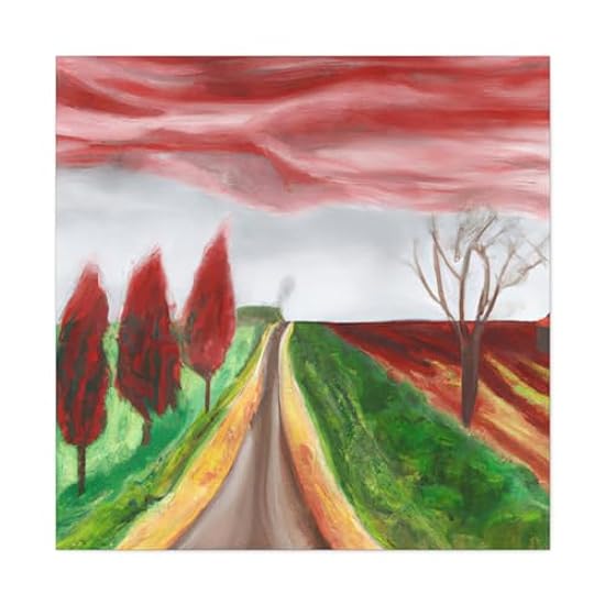 Country Road Idyll - Canvas 36″ x 36″ / Premium Gallery Wraps (1.25″) 891290629