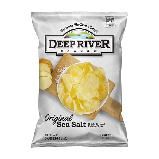 Deep River Snacks Original Sea Salt Kettle Cooked Potat