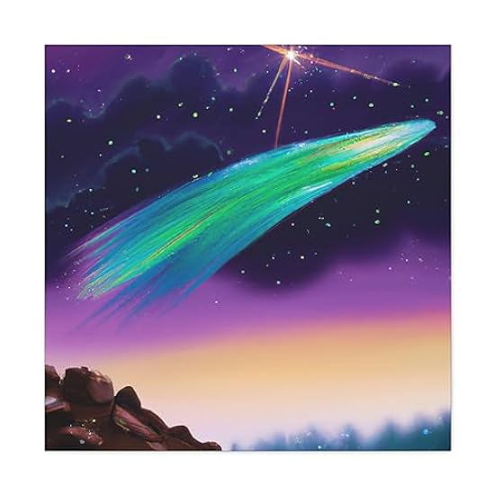 Comet in Splendor - Canvas 30″ x 30″ / Premium Gallery 