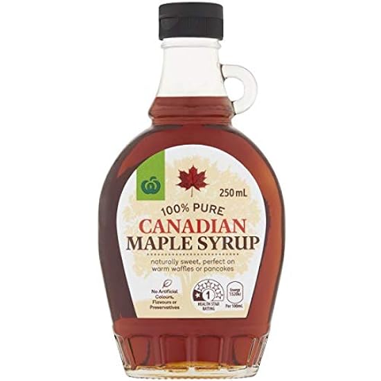 Woolworths 100% Pure Maple Syrup 250Ml - Woolworths 100% pure maple syrup is naturally sweet and perfect on warm waffles or pancakes 485768564