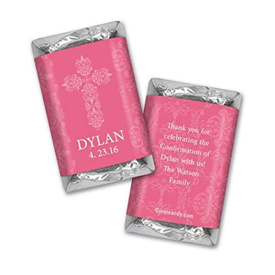 75ct Confirmation Candy Favors Personalized Miniatures 