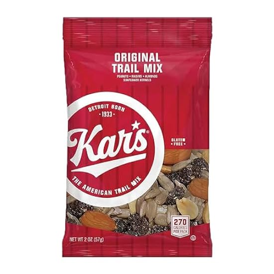 Kar’s Nuts Original Trail Mix, 2 oz Individual Snack Pa