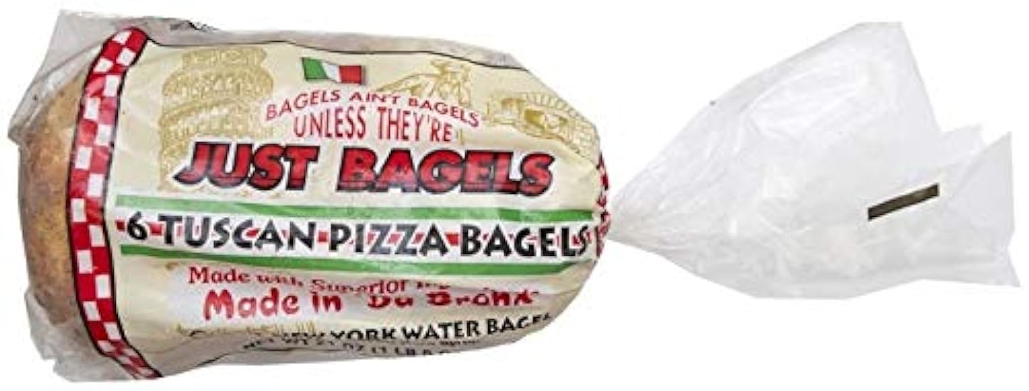 Just Bagels Tuscan Pizza Bagel - 48 per case. 510360472