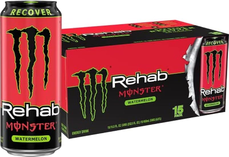 Monster Energy Rehab Watermelon + Energy, Energy Drink,