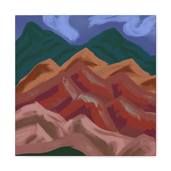 Mountain Majesty Murals - Canvas 16″ x 16″ / Premium Ga