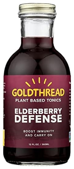 Goldthread Herbal Plant Based Tonic Elderberry Defense,