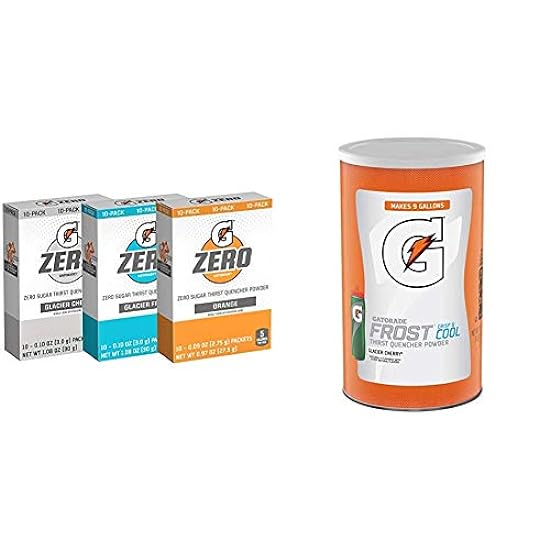Gatorade Zero Powder, 3 Flavor Variety Pack, 50 Count &