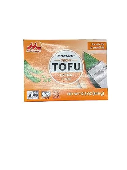 Mori Nu Tofu Extra Firm. Plant-Based. Non-GMO. Healthy Protein. Vegan. Versatile. Silken Tofu. Japanese Cuisine – 12.3 Oz (pack of 8) 775098789
