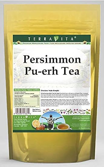 Persimmon Pu-erh Tea (50 tea bags, ZIN: 533712) - 2 Pack 188492016