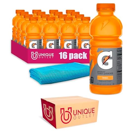 Gatorade 16 Pack of Orange Thirst Quencher Electrolyte 