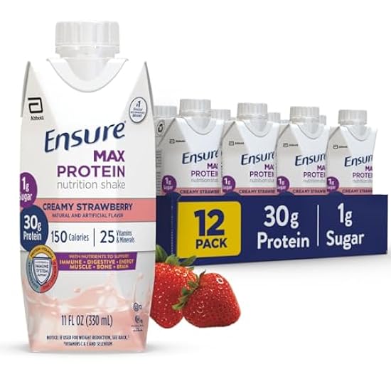Ensure Max Protein Nutrition Shake with 30g of Protein,