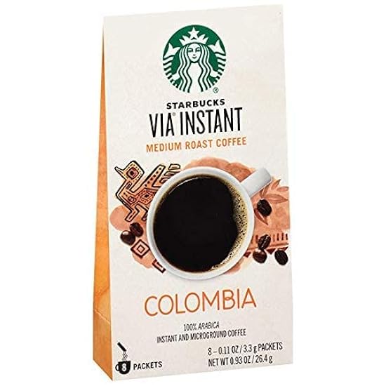 Starbucks VIA Instant Columbia Coffee - 8ct (Pack of 8)