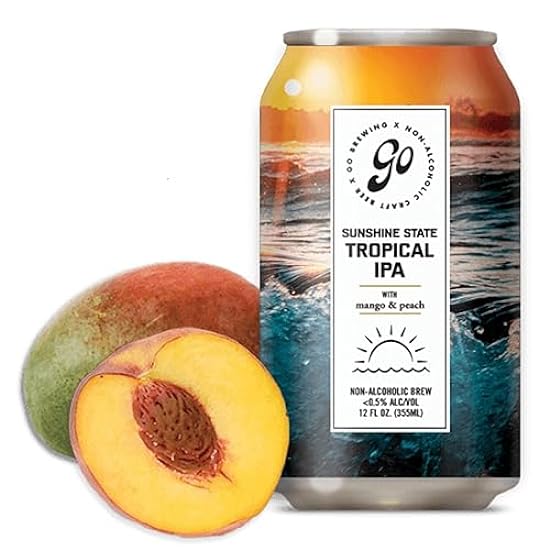 Go Brewing Non Alcoholic Beer, Sunshine State Tropical 