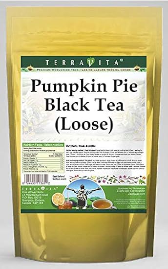 Pumpkin Pie Black Tea (Loose) (4 oz, ZIN: 535029) - 3 P