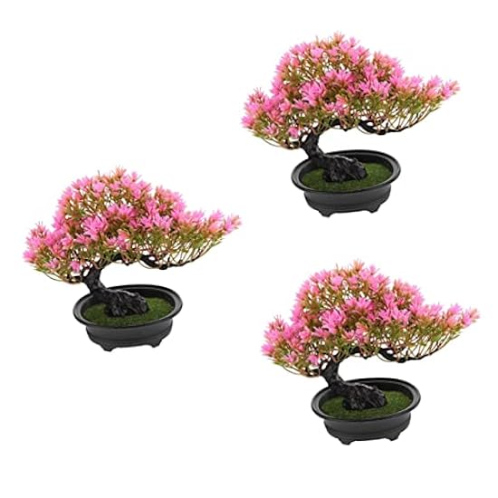 Holibanna 3pcs Simulation Welcome Pine Artificial Offic