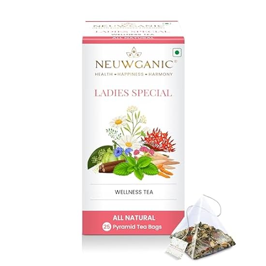 Neuwganic - Ladies Special Wellness Tea Bags - 25 Pyram