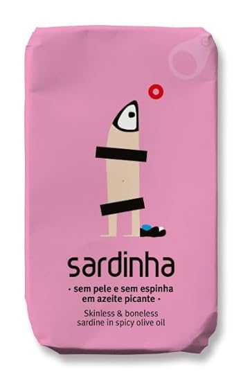 Conservas A Banca da Sardinha - Skinless and boneless Sardine in spicy olive oil - 4.23oz / 120gr (Pack of 5 cans) 104596670
