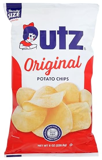 Utz Original Potato Chips, Kosher, Gluten Free, 8 Ounce