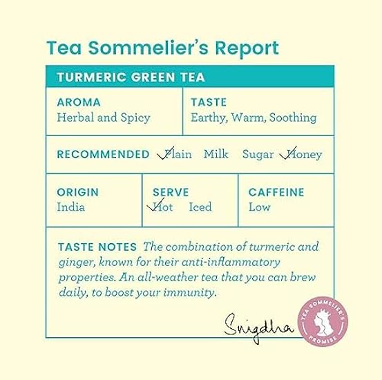 Turmeric Green Tea - 100 gms (3.52 oz) Whole-leaf Green Tea with Turmeric and Ginger | Healing tea 155369213