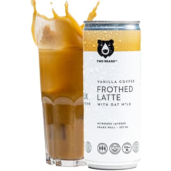 Iced Coffee & Cold-Brew Beverages | Cans Best Served Cold With Ice | Vegan & Dairy Free Cold-Brewed Coffee Beverage (12-Pack, 7 oz Can) (Vanilla Latte) 490235242