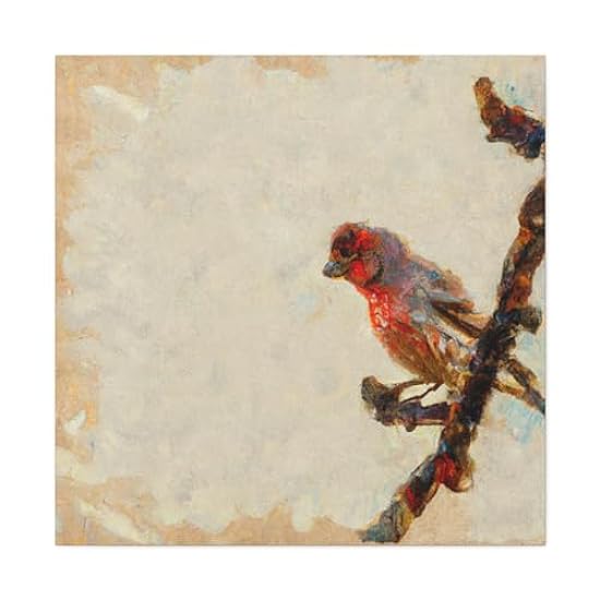 Finch Home in Bloom - Canvas 36″ x 36″ / Premium Gallery Wraps (1.25″) 674249663