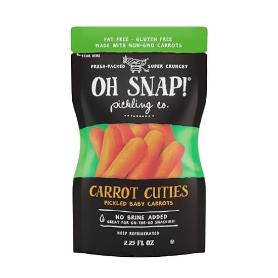 OH SNAP! | Carrot Cuties | Pickled Baby Carrot Snacks |