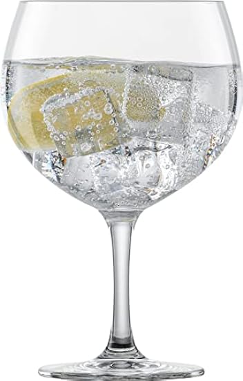Schott Zwiesel Gin Tonic Glass Bar Special (Set of 4), Bulky Long Drink Glasses for Gin Tonic, Dishwasher-Safe Tritan Crystal Glasses, Made in Germany (Item No. 130002) 512011585