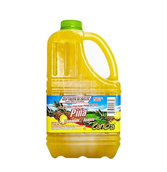 Pineapple Fruit Pulp Puree Frozen - 64 oz (Pack of 6) 883075362
